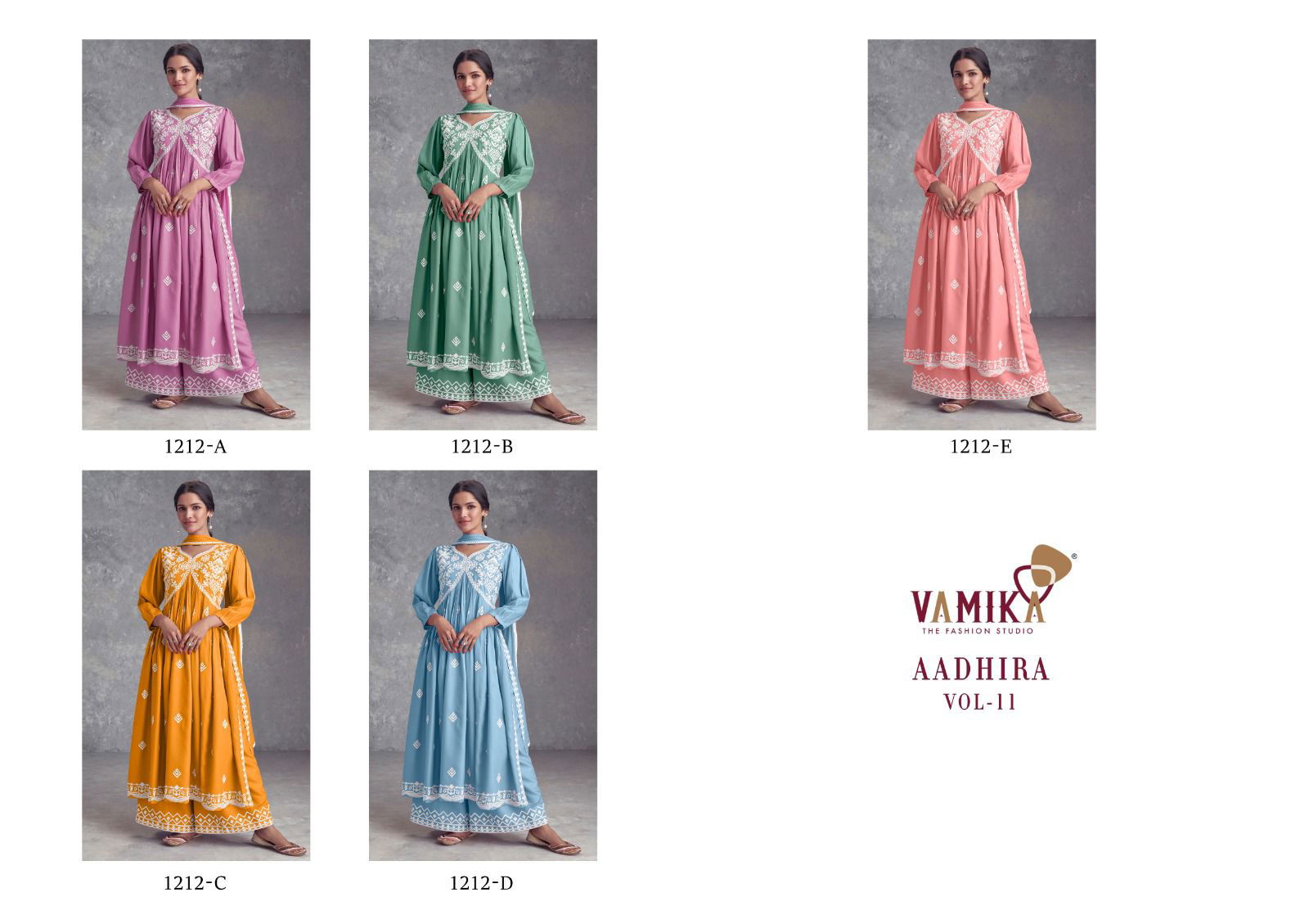 Aadhira Vol 11 By Vamika Lakhnavi Kurti With Bottom Dupatta Wholesale Market In Surat With Price
